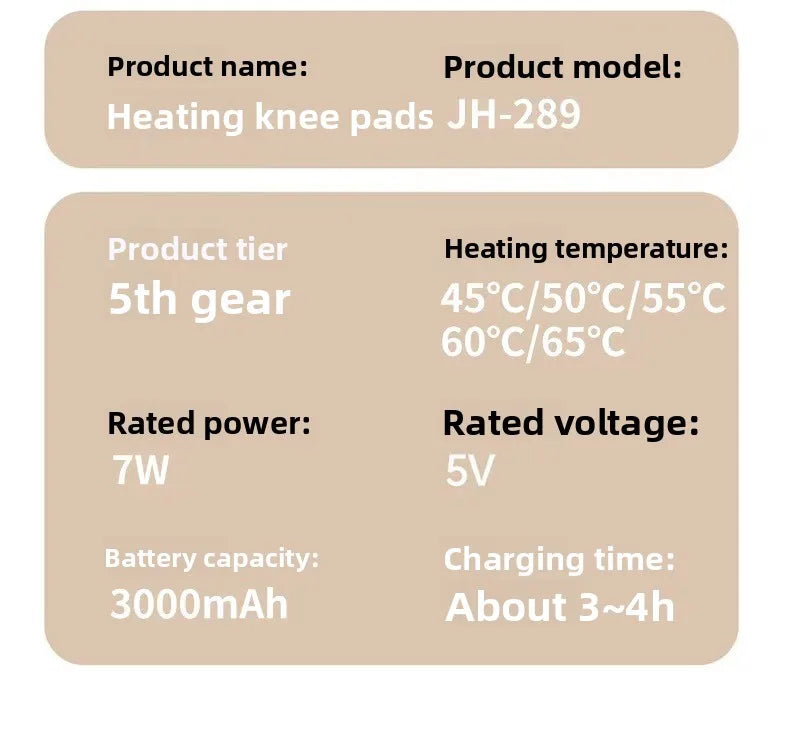3 in 1 Screen With Different modes Cordless Thermal Knee/Shoulder/Elbow Pad Massager Vibration Joint Brace Muscle Relaxation Pain Relief