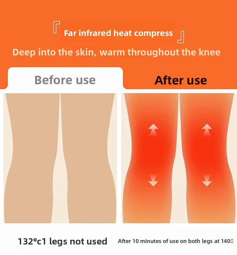 3 in 1 Screen With Different modes Cordless Thermal Knee/Shoulder/Elbow Pad Massager Vibration Joint Brace Muscle Relaxation Pain Relief