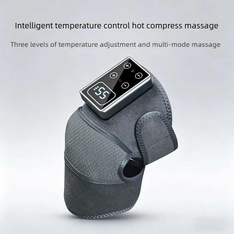 3 in 1 Screen With Different modes Cordless Thermal Knee/Shoulder/Elbow Pad Massager Vibration Joint Brace Muscle Relaxation Pain Relief
