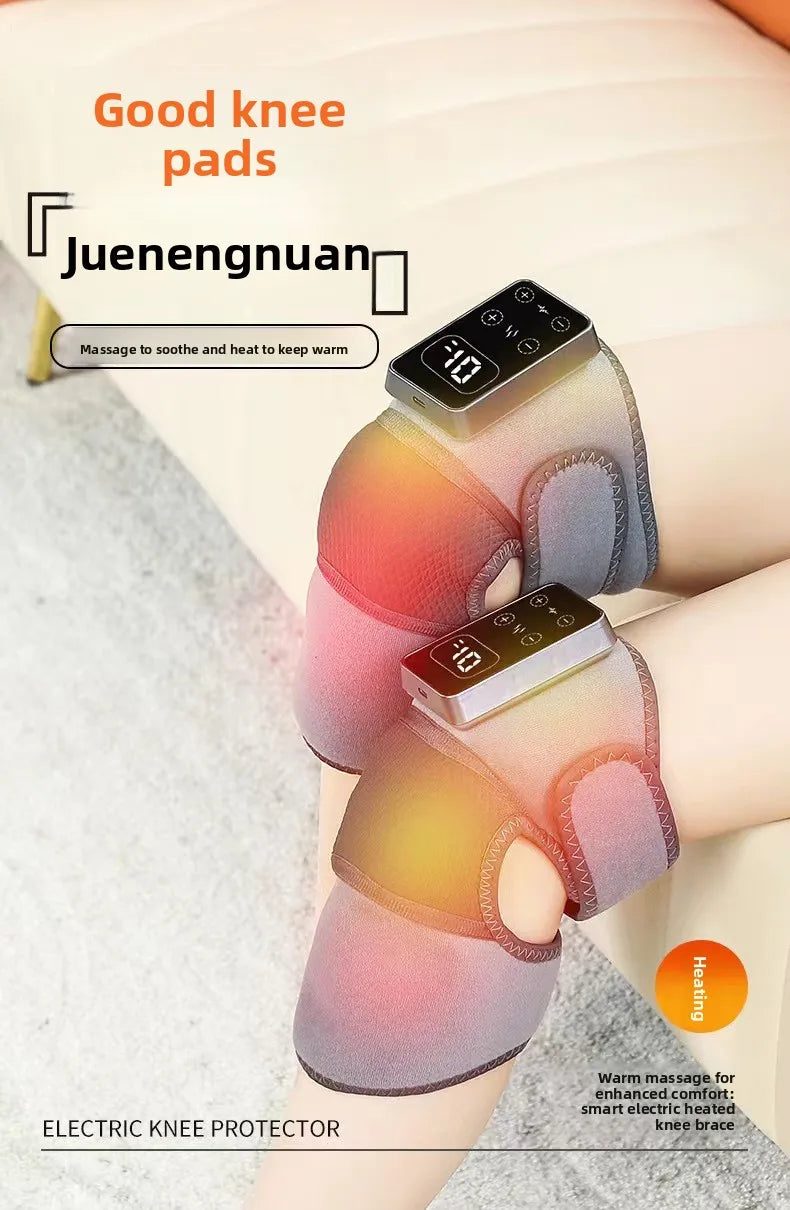 3 in 1 Screen With Different modes Cordless Thermal Knee/Shoulder/Elbow Pad Massager Vibration Joint Brace Muscle Relaxation Pain Relief