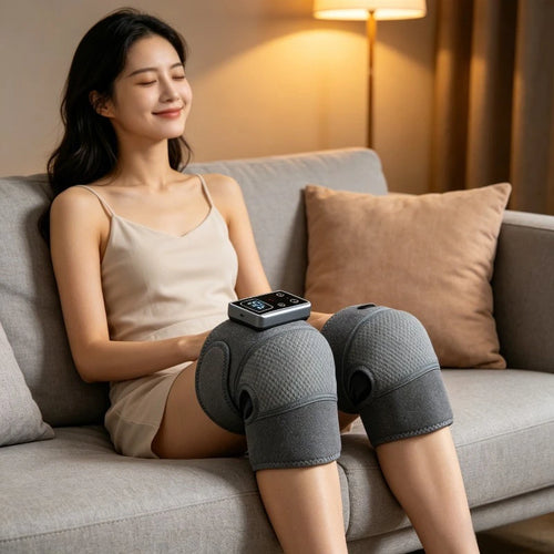 3 in 1 Screen With Different modes Cordless Thermal Knee/Shoulder/Elbow Pad Massager Vibration Joint Brace Muscle Relaxation Pain Relief