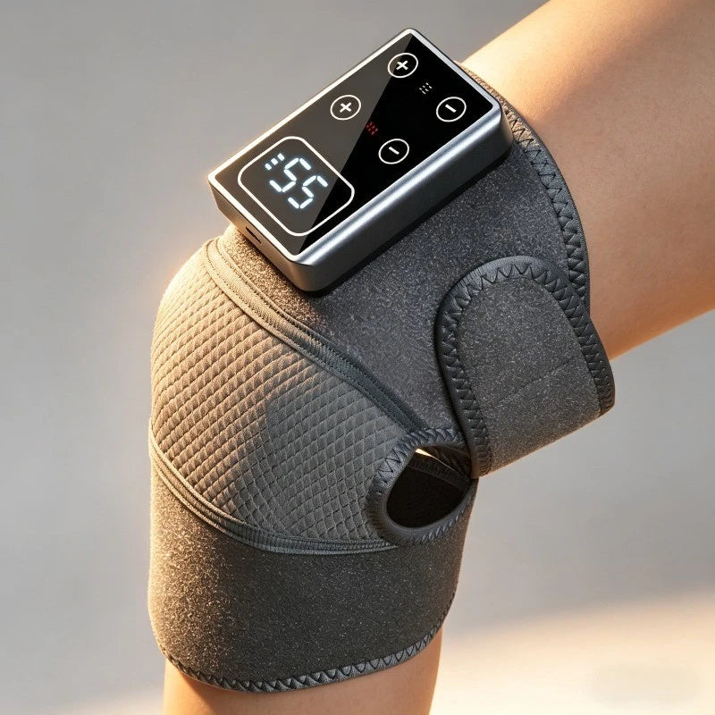 3 in 1 Screen With Different modes Cordless Thermal Knee/Shoulder/Elbow Pad Massager Vibration Joint Brace Muscle Relaxation Pain Relief